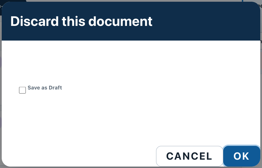 Discard this document